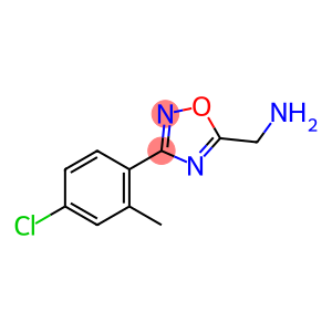 (3-(4-chloro-2-methylphenyl)-1,2,4-oxadiazol-5-yl)methanamine