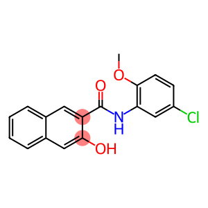 2-Naphthalenecarboxamide-N-(5-chloro-2-methoxyphenyl)-3-hydroxy
