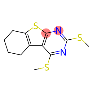 2,4-bis(methylsulfanyl)-5,6,7,8-tetrahydro[1]benzothieno[2,3-d]pyrimidine