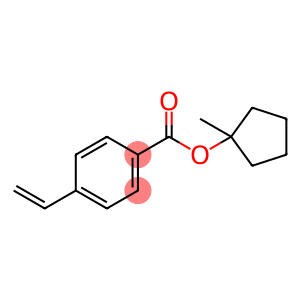 Benzoic acid, 4-ethenyl-, 1-methylcyclopentyl ester