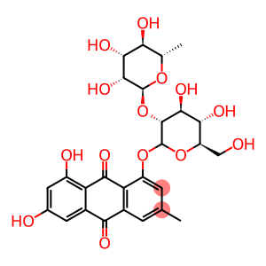 1,6,8-trihydroxy-3-methylanthraquinone 1-O-rhamnosyl(1-2)glucoside
