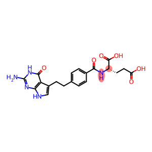 N-[4-[2-(2-aMino-4,7-dihydro-4-oxo-3H-pyrrolo[2,3-d]pyriMidin-5-yl)ethyl]benzoyl]L-GlutaMic acid (PeMetrexed acid)