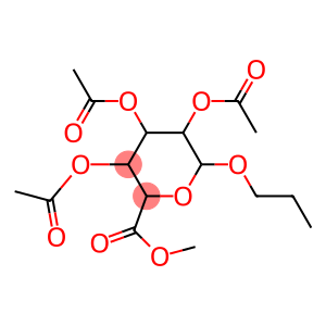 β-D-Glucopyranosiduronic Acid Propyl Methyl Ester, 2,3,4-Triacetate
