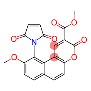 (10-甲基-2,5-二氧-2,5-二氢-1H-吡咯-1-基)-9-甲氧基-3-氧代-3H-苯并[F]色烯-2-羧酸