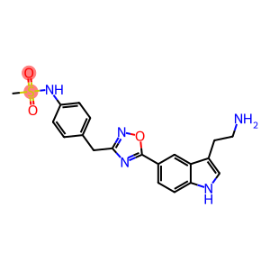 N-[4-[[5-[3-(2-氨基乙基)-1H-吲哚-5-基]-1,2,4-二唑-3-基]甲基]苯基]甲磺酰胺