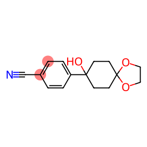 4-(8-HYDROXY-1,4-DIOXA-SPIRO[4.5]DEC-8-YL)-BENZONITRILE