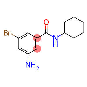3-Amino-5-bromo-N-cyclohexylbenzamide