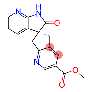 Spiro[6H-cyclopenta[b]pyridine-6,3'-[3H]pyrrolo[2,3-b]pyridine]-3-carboxylic acid, 1',2',5,7-tetrahydro-2'-oxo-, methyl ester, (3'S)-