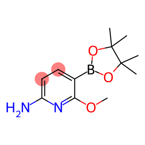 2-氨基-6-甲氧基吡啶-5-硼酸频那酯