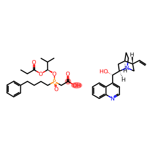 Cinchonan-9-ol Mono[[(S)-[(1R)-2-Methyl-1-(1-oxopropoxy)propoxy](4-phenylbutyl)phosphinyl]acetate]