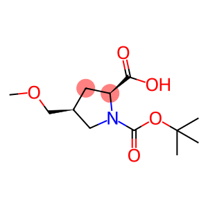 (2S,4S)-4-(甲氧基甲基)-1,2-吡咯烷二甲酸 1-叔丁基酯