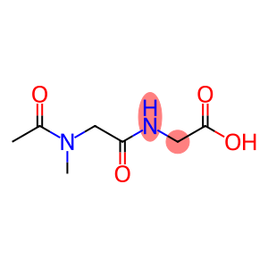 Glycine,  N-(N-acetyl-N-methylglycyl)-  (9CI)