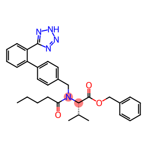 N-[2'-(1H-tetrazol-5-yl)biphenyl-4-yl methyl]-N-Valeryl-(L)-Valine benzyl ester