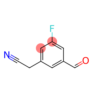 2-(3-Fluoro-5-formylphenyl)acetonitrile
