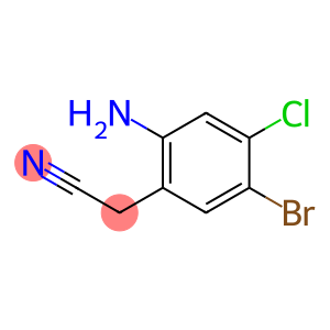 2-(2-aMino-5-broMo-4-chlorophenyl)acetonitrile