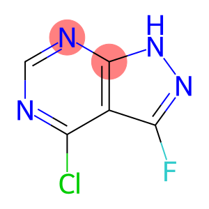 1H-Pyrazolo[3,4-d]pyrimidine, 4-chloro-3-fluoro-