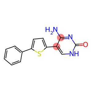 4-amino-5-(5-phenyl-2-thienyl)-2(1H)-pyrimidinone