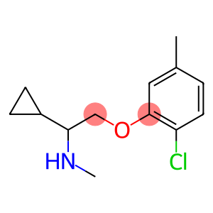 [2-(2-氯-5-甲基苯氧基)-1-环丙基乙基]甲胺