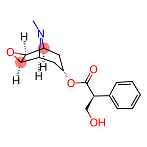 Benzeneacetic acid, α-(hydroxymethyl)-, (1α,2β,4β,5α,7β)-9-methyl-3-oxa-9-azatricyclo[3.3.1.02,4]non-7-yl ester