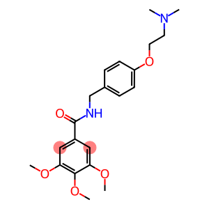Benzamide, N-((4-(2-(dimethylamino)ethoxy)phenyl)methyl)-3,4,5-trimethoxy-