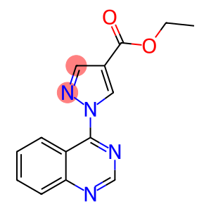1H-Pyrazole-4-carboxylic acid, 1-(4-quinazolinyl)-, ethyl ester