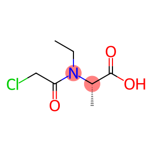 Alanine,  N-(chloroacetyl)-N-ethyl-  (9CI)