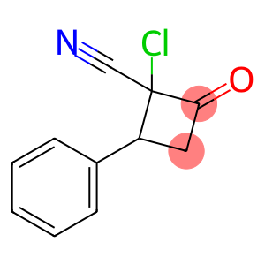 2-Chloro-2-cyano-3-phenylcyclobutanone