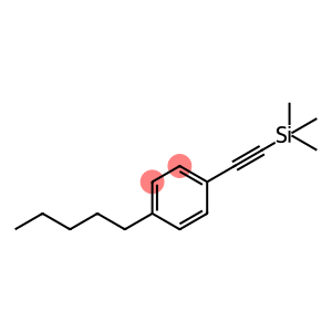 Benzene, 1-pentyl-4-[2-(trimethylsilyl)ethynyl]-