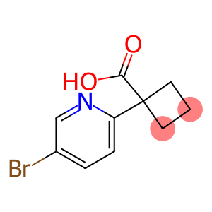 1-(5-溴吡啶-2-基)环丁烷-1-羧酸