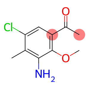 1-(3-氨基-5-氯-2-甲氧基-4-甲基苯基)乙烷-1-酮