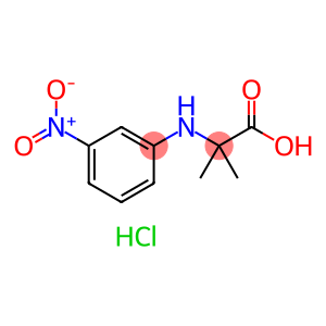 2-methyl-2-(3-nitrophenylamino)propanoic acid hydrochloride