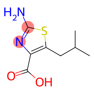 4-Thiazolecarboxylic acid, 2-amino-5-(2-methylpropyl)-
