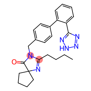 3-butyl-2-[[4-[2-(2h-tetrazol-5-yl)phenyl]phenyl]methyl]-2,4-diazaspiro[4.4]non-3-en-1-one