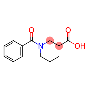 1-(oxo-phenylmethyl)-3-piperidinecarboxylic acid