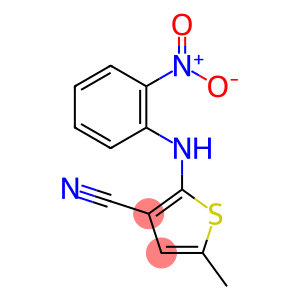 5-甲基-2-(2-硝基苯胺基)-3-氰基噻吩