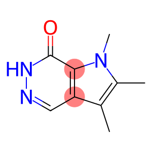 7H-Pyrrolo[2,3-d]pyridazin-7-one, 1,6-dihydro-1,2,3-trimethyl-