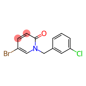 2(1H)-Pyridinone, 5-bromo-1-[(3-chlorophenyl)methyl]-