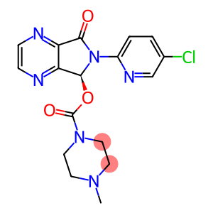 1-Piperazinecarboxylic acid, 4-methyl-, (5S)-6-(5-chloro-2-pyridinyl)-6,7-dihydro-7-oxo-5H-pyrrolo[3,4-b]pyrazin-5-yl ester (9CI)