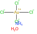 Ammonium tetrachloroaurate (III) hydrate