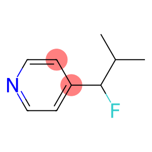 Pyridine, 4-(1-fluoro-2-methylpropyl)- (9CI)
