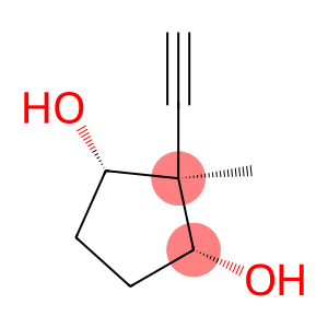1,3-Cyclopentanediol, 2-ethynyl-2-methyl-, (1alpha,2alpha,3alpha)- (9CI)