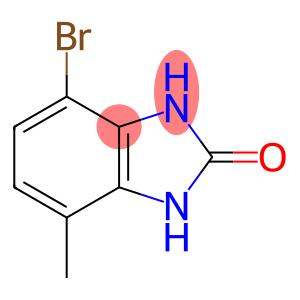 2H-Benzimidazol-2-one, 4-bromo-1,3-dihydro-7-methyl-