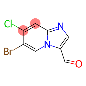 6-bromo-7-chloroimidazo[1,2-a]pyridine-3-carbaldehyde