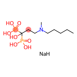 Bondronat, (1-Hydroxy-3-(methylpentylamino)propylidene)bisphosphonic acid sodium
