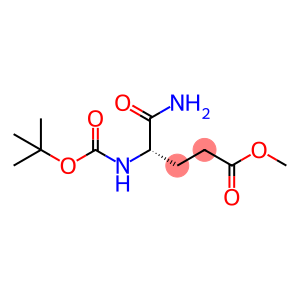 Pentanoic acid, 5-amino-4-[[(1,1-dimethylethoxy)carbonyl]amino]-5-oxo-, methyl ester, (4S)-