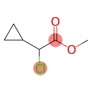 Cyclopropaneacetic acid, α-chloro-, methyl ester