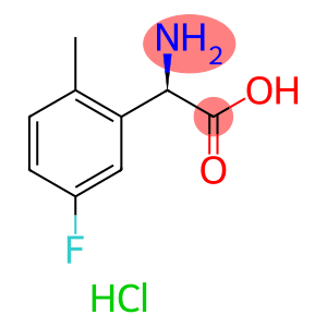 (2R)-2-AMINO-2-(5-FLUORO-2-METHYLPHENYL)ACETIC ACID HYDROCHLORIDE