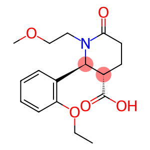 3-Piperidinecarboxylic acid, 2-(2-ethoxyphenyl)-1-(2-methoxyethyl)-6-oxo-, (2S,3S)-