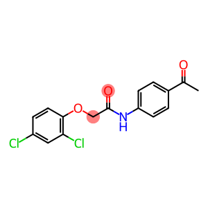 2-(2,4-dichlorophenoxy)-N-(4-ethanoylphenyl)ethanamide