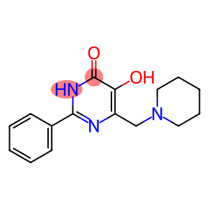 2-Phenyl-6-(piperidinomethyl)-4,5-pyrimidinediol